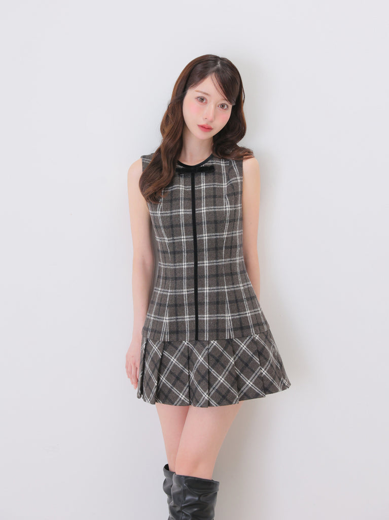 model：162cm　(size：F　color：Gray mix)