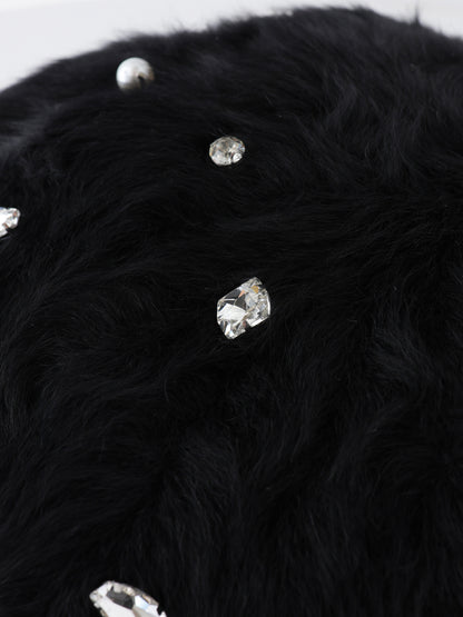 Back ribbon bijou beret(eme10890)