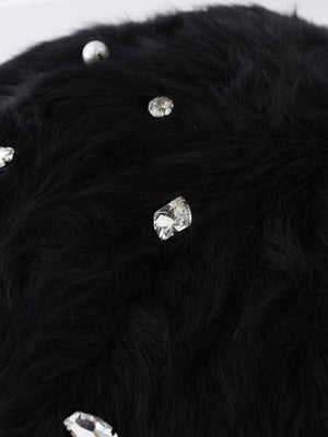 Back ribbon bijou beret(eme10890)