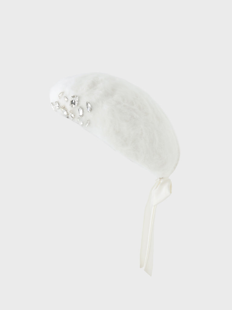 Jewel bijou fur beret(eme10891)