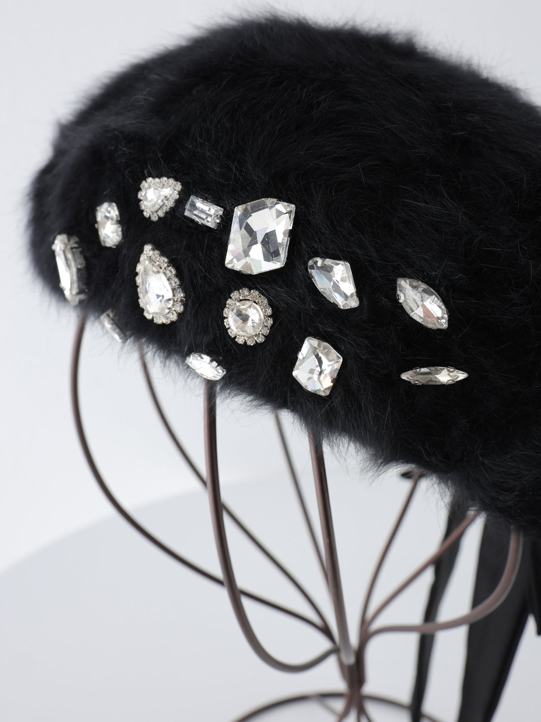 Jewel bijou fur beret(eme10891)