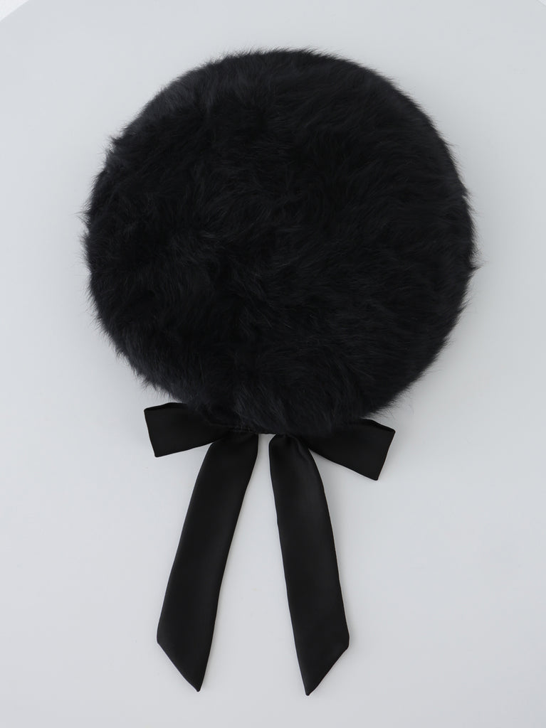 Jewel bijou fur beret(eme10891)