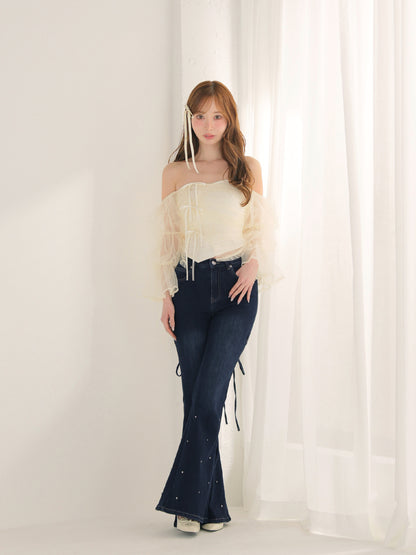 model：162cm　(size：S　color：Navy)