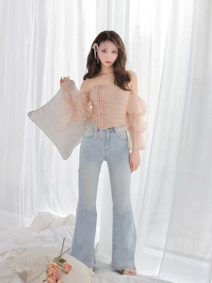 model：160cm　(size：S　color：Ice blue)