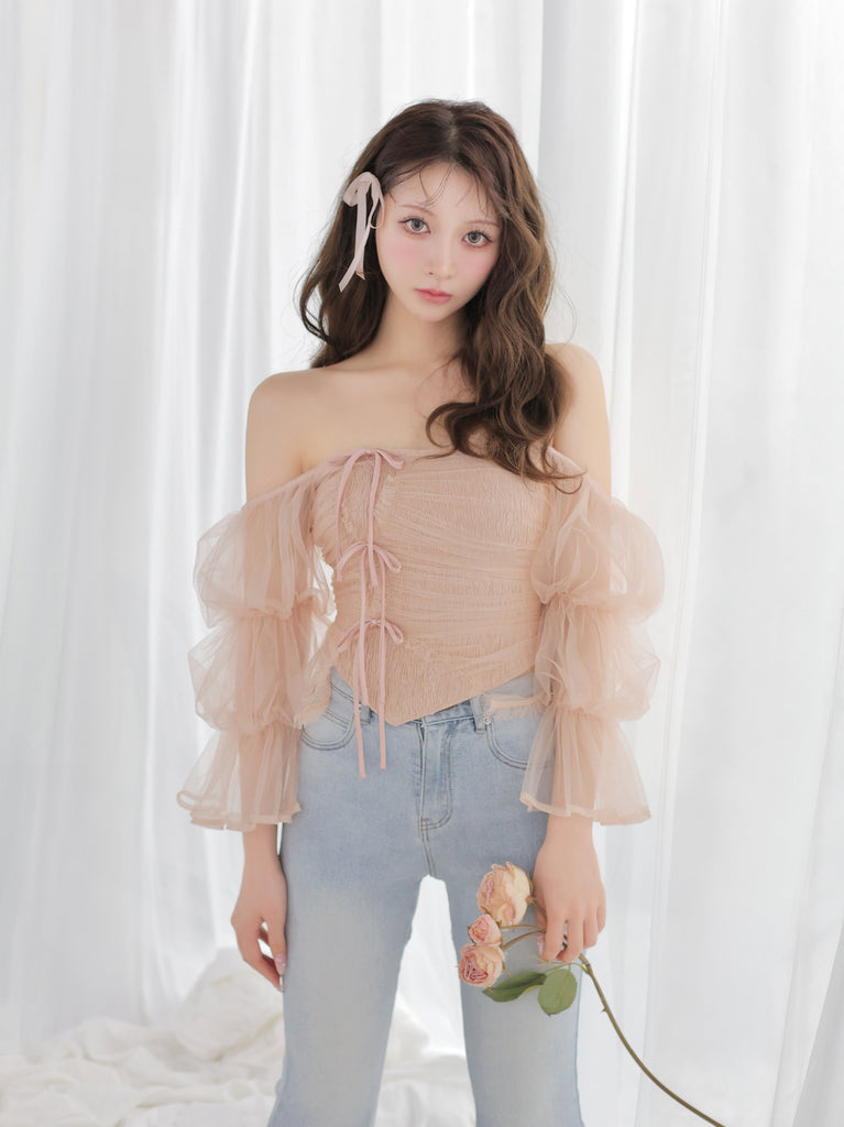model：160cm　(size：F　color：Pink)