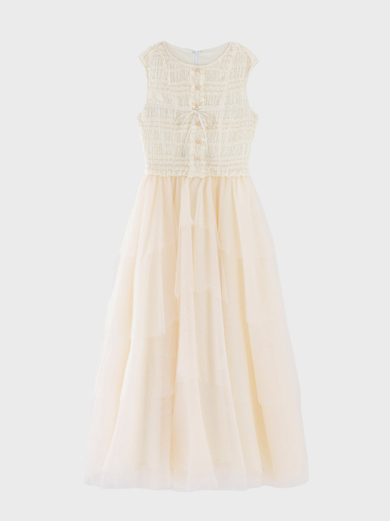 Muse flare tulle long onepiece(eme10909)