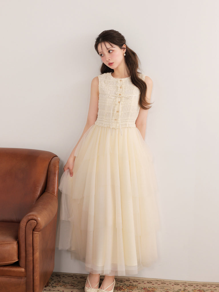 model：160cm　(size：F　color：Ivory)