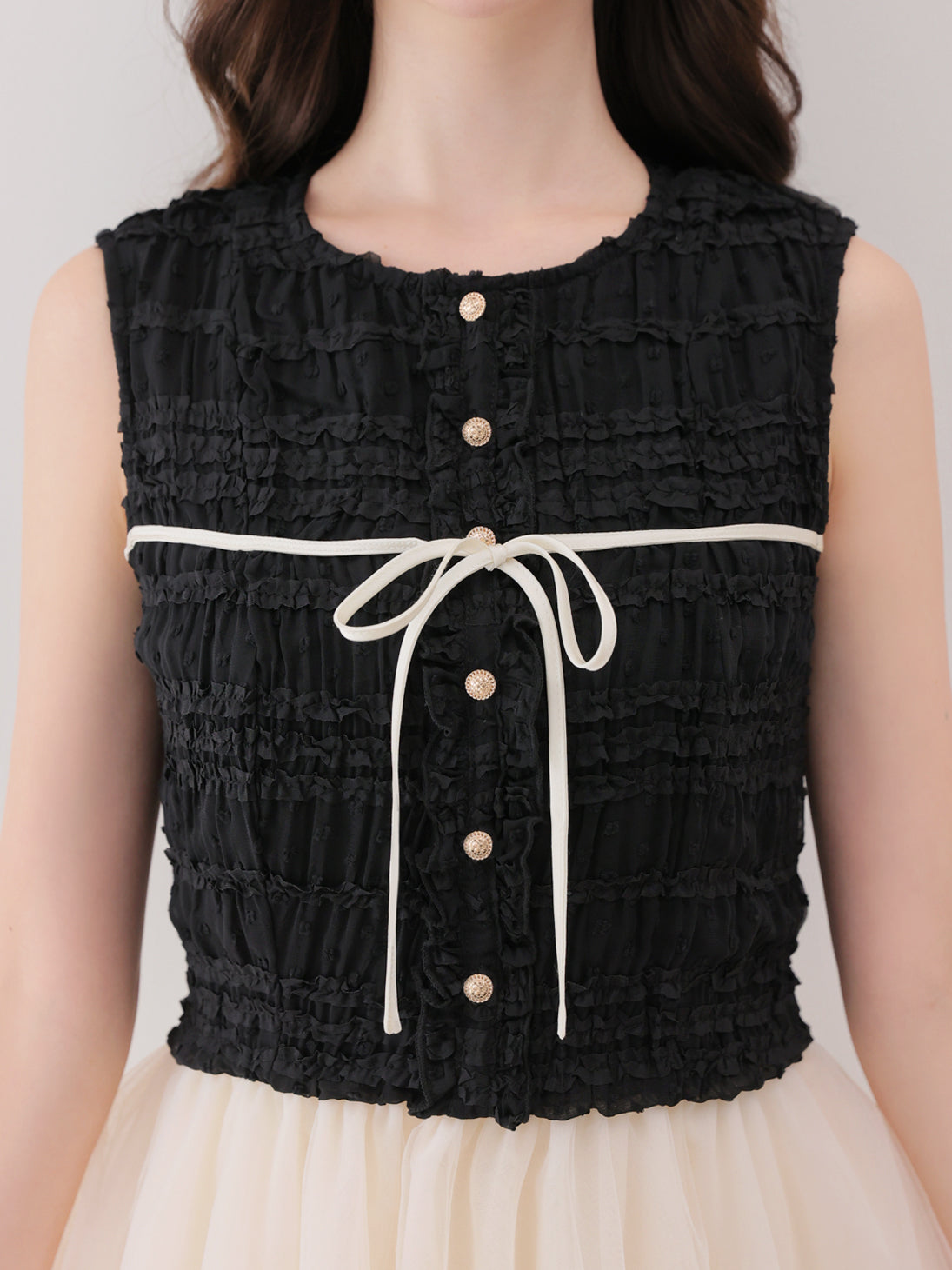 Muse flare tulle long onepiece(eme10909)
