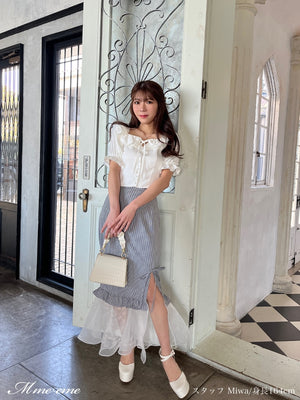 【SALE】Volume ruffle blouse (eme10304)