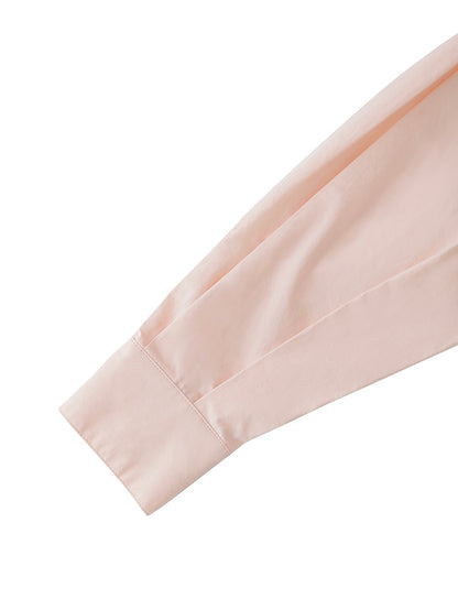 【SALE】Sheer bijou cropped shirt (eme10430)