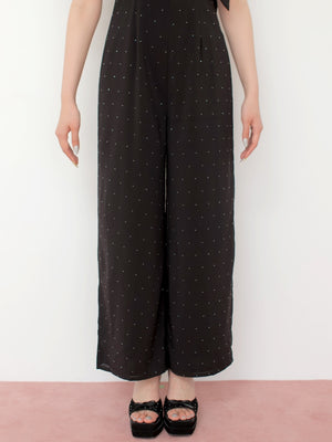 One shoulder ruffle all in one (eme10443)