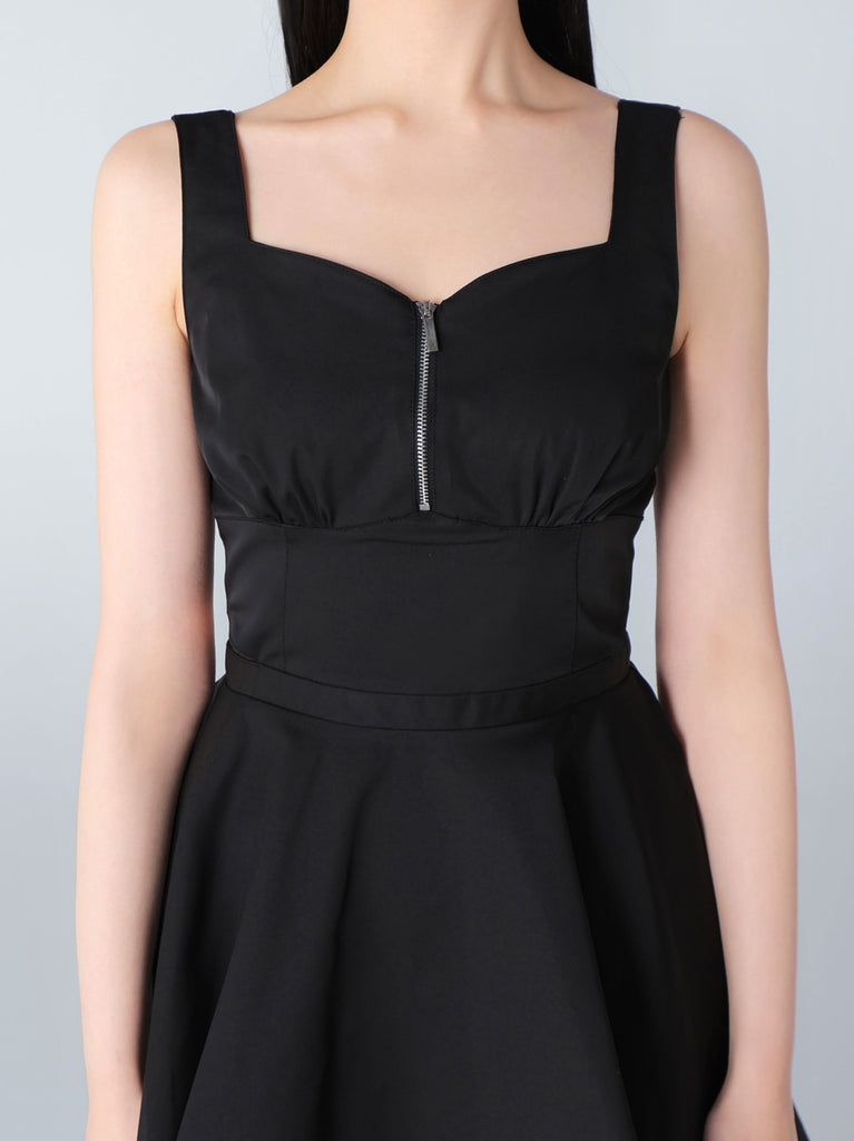 Taffeta ribbon mini onepiece(eme10531)