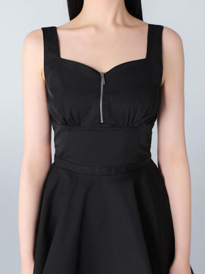 Taffeta ribbon mini onepiece(eme10531)