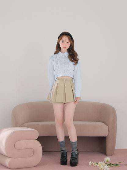 model：162cm　(size：F　color：Sax)