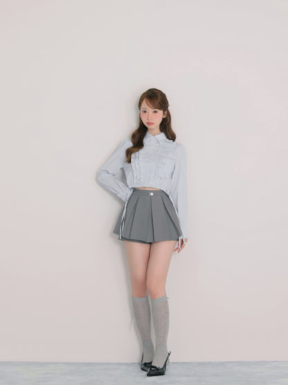 model：162cm　(size：F　color：Gray)