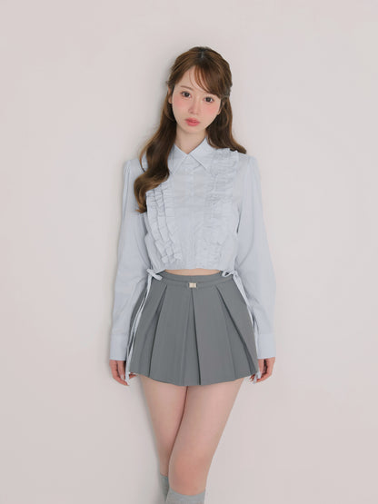 model：162cm　(size：F　color：Gray)