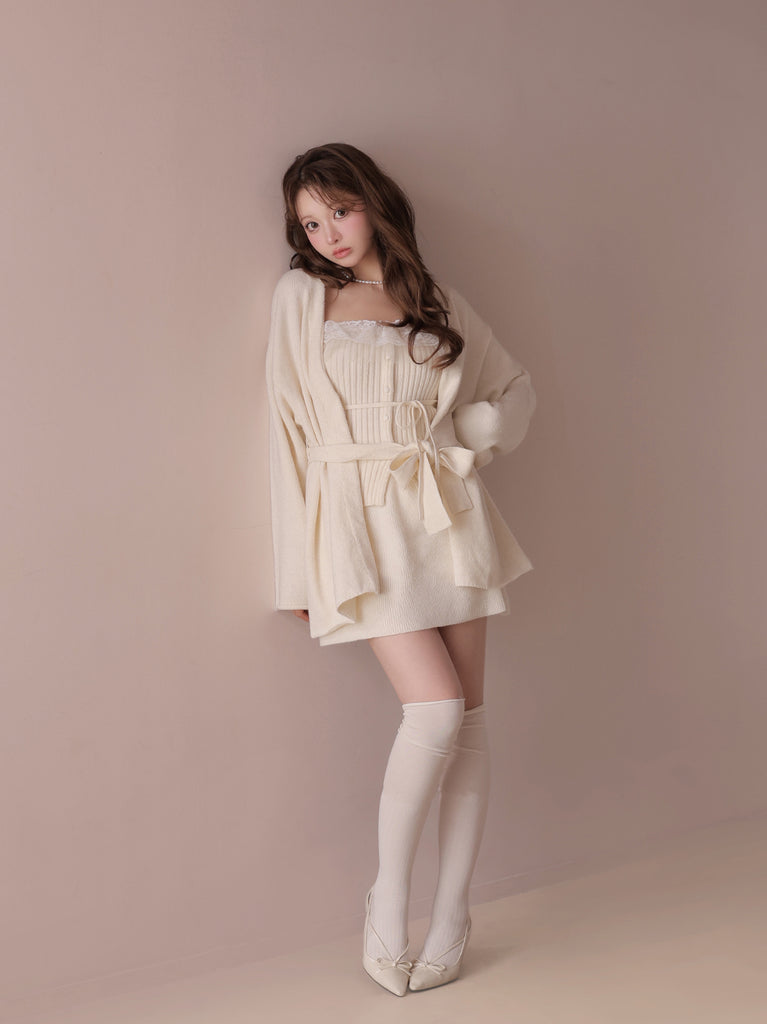model：160cm　(size：F　color：Ivory)