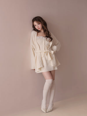 model：160cm　(size：F　color：Ivory)