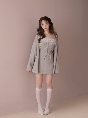 model：160cm　(size：F　color：Gray)