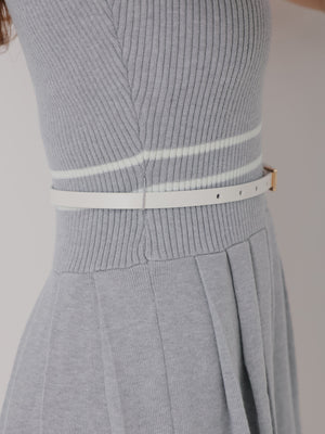 French line knit ensemble onepiece(eme10799)