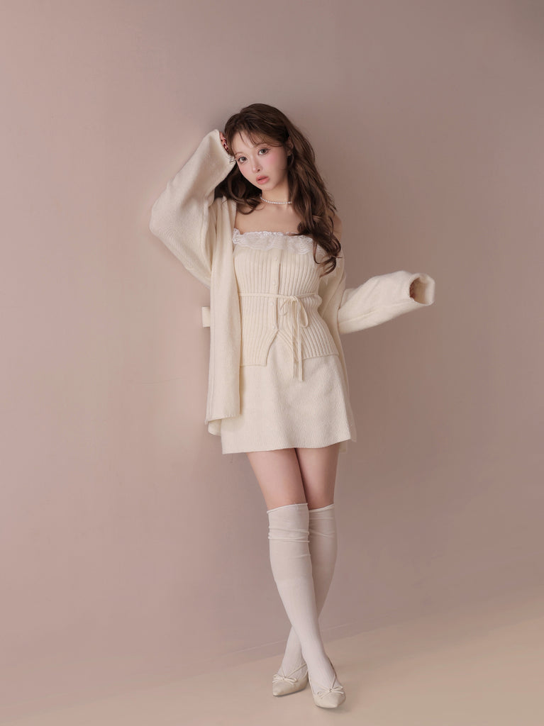 model：160cm　(size：F　color：Ivory)