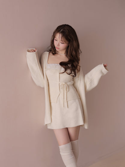 model：160cm　(size：F　color：Ivory)