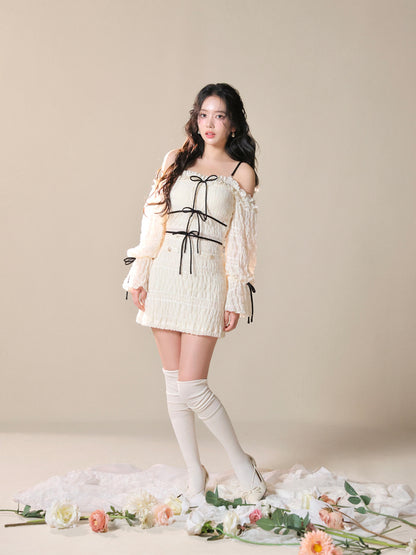 model：163cm　(size：F　color：Ivory)