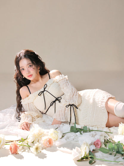 model：163cm　(size：F　color：Ivory)