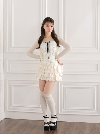 model：160cm　(size：F　color：Ivory)
