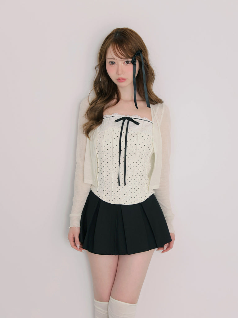 model：162cm　(size：F　color：Black)