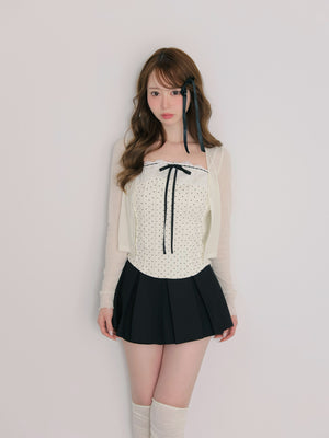 model：162cm　(size：F　color：Ivory)