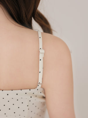 Corset like ribbon cami ensemble(eme11005)