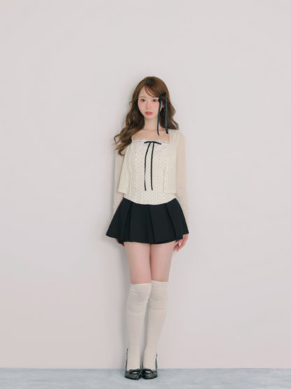 model：162cm　(size：F　color：Ivory)