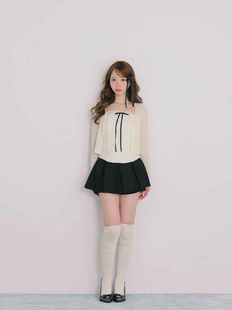 model：162cm　(size：F　color：Ivory)