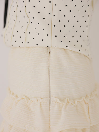 Lady doll tiered mini skirt(eme11006)