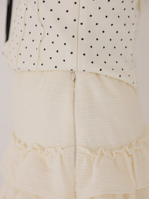 Lady doll tiered mini skirt(eme11006)