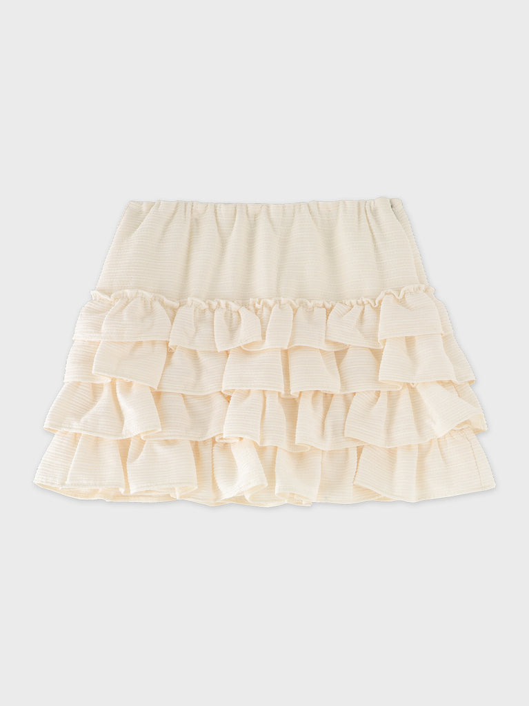 Lady doll tiered mini skirt(eme11006)