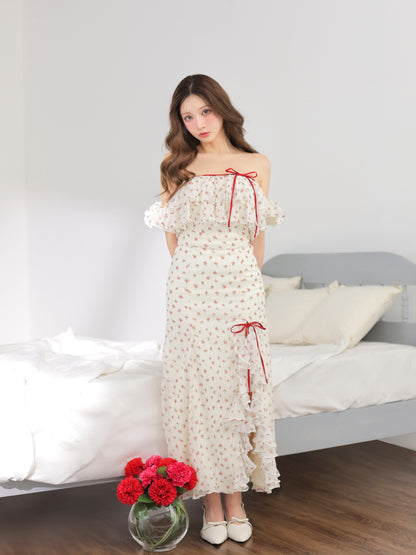 model：160cm　(size：F　color：Red)