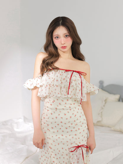 model：160cm　(size：F　color：Red)