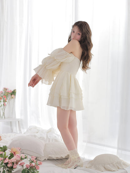 model：160cm　(size：F　color：Ivory)