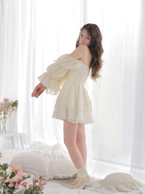 model：160cm　(size：F　color：Ivory)