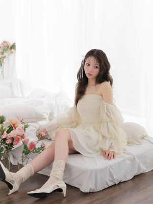 model：160cm　(size：F　color：Ivory)