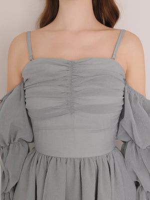 Candy sleeve mini onepiece(eme11009)