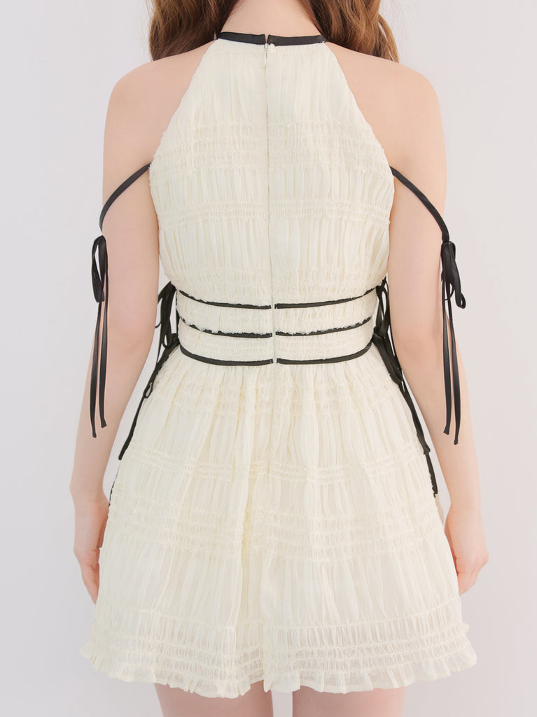 Maison chiffon frill mini onepiece(eme11010)