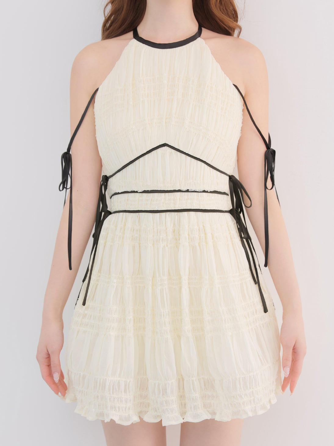 Maison chiffon frill mini onepiece(eme11010) – M me eme