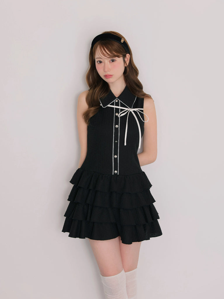 model：162cm　(size：F　color：Black)