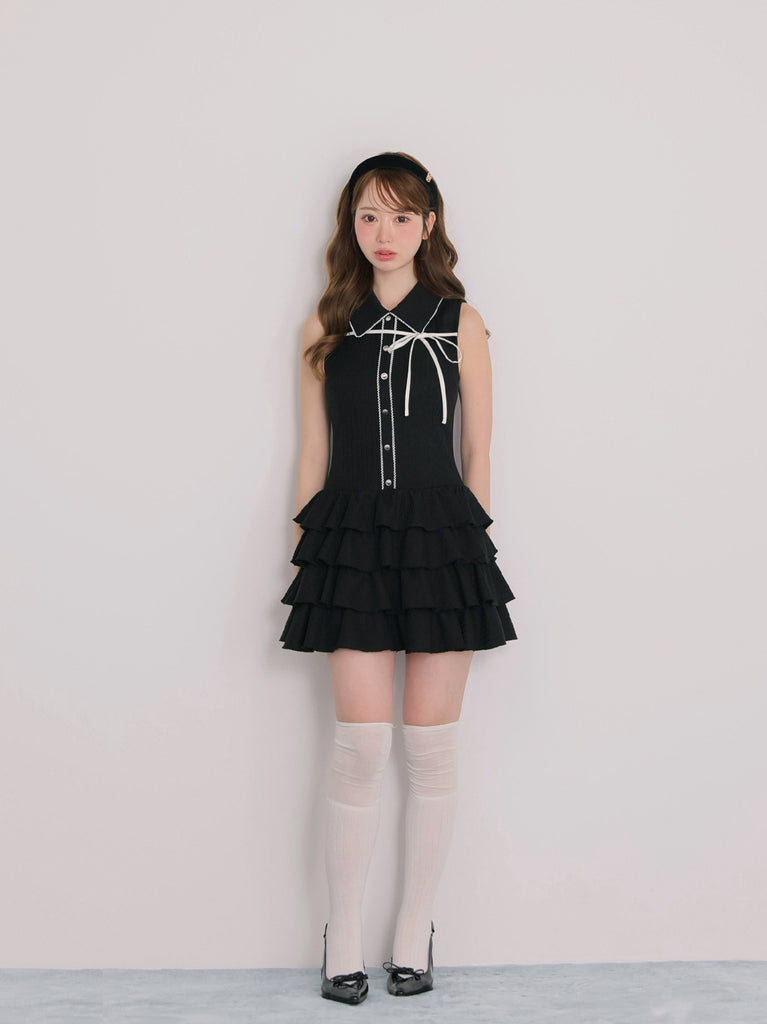 model：162cm　(size：F　color：Black)