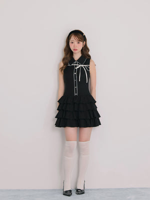 model：162cm　(size：F　color：Black)