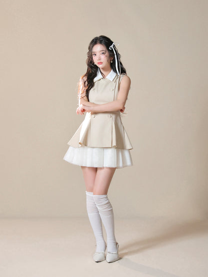 model：163cm　(size：F　color：Beige)