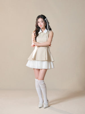 model：163cm　(size：F　color：Beige)